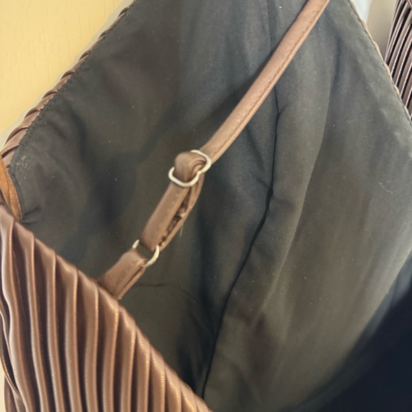 Banana Republic faux leather pleated dress - Picture 8 of 17